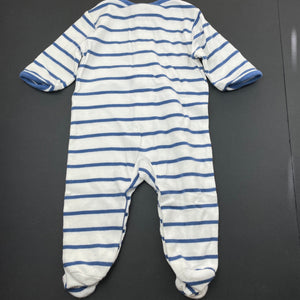Boys Sprout, cotton coverall / romper, crocodile, FUC, size 000,  