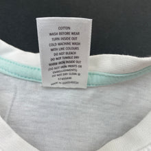 Load image into Gallery viewer, Girls Target, white cotton t-shirt / top, EUC, size 1,  