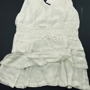 Girls Witchery, white tiered summer top, NEW, size 14,  