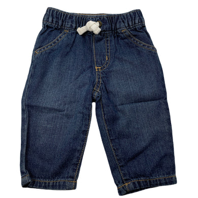 Boys Carters, lightweight denim pants, elasticated, EUC, size 000,  
