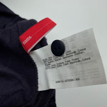 Load image into Gallery viewer, Girls Esprit, cotton lined dark purple pants, adjustable, EUC, size 3 months,  