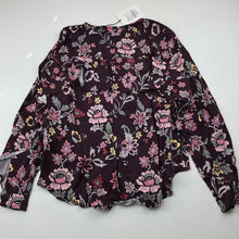 Load image into Gallery viewer, Girls Witchery, floral lightweight frill blouse / top, NEW, size 8,  