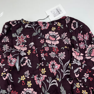 Girls Witchery, floral lightweight frill blouse / top, NEW, size 8,  