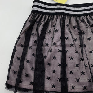 Girls Bardot Junior, lined tulle party skirt, elasticated, L: 27cm, NEW, size 4,  