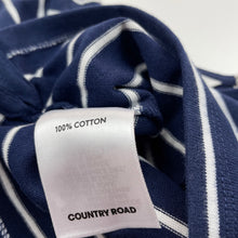 Load image into Gallery viewer, Girls Country Road, navy soft cotton long sleeve top, NEW, size 000,  