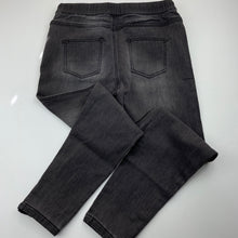 Load image into Gallery viewer, Girls Witchery, knit stretch denim pants, elasticated, Inside leg: 56cm, NEW, size 10,  