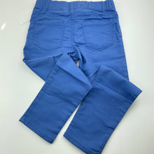 Load image into Gallery viewer, Girls Osh Kosh, blue jeggings / pants, elasticated, Inside leg: 44.5cm, NEW, size 6,  