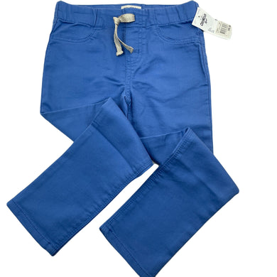 Girls Osh Kosh, blue jeggings / pants, elasticated, Inside leg: 42cm, NEW, size 5,  