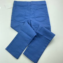 Load image into Gallery viewer, Girls Osh Kosh, blue jeggings / pants, elasticated, Inside leg: 42cm, NEW, size 5,  
