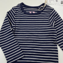 Load image into Gallery viewer, Girls Cotton On, navy soft cotton long sleeve top, NEW, size 1,  