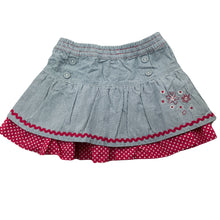 Load image into Gallery viewer, Girls Sprout, lightweight cotton skirt, elasticated, L: 24cm, EUC, size 1,  