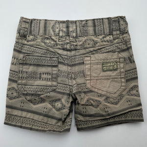 Boys Target, khaki cotton shorts, adjustable, FUC, size 000,  