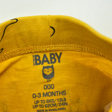 Load image into Gallery viewer, unisex Cotton On, yellow leggings / bottoms, elasticated, EUC, size 000,  