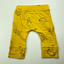 Load image into Gallery viewer, unisex Cotton On, yellow leggings / bottoms, elasticated, EUC, size 000,  