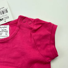 Load image into Gallery viewer, Girls Dymples, pink stretchy t-shirt / top, NEW, size 000,  