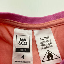 Load image into Gallery viewer, Girls Kids &amp; Co, cotton long sleeve pyjama top, EUC, size 4,  