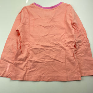 Girls Kids & Co, cotton long sleeve pyjama top, EUC, size 4,  