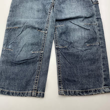Load image into Gallery viewer, Boys Krickets Elite, dark denim jeans, adjustable, Inside leg: 30cm, FUC, size 2,  