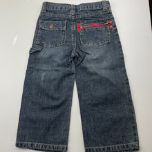 Load image into Gallery viewer, Boys Krickets Elite, dark denim jeans, adjustable, Inside leg: 30cm, FUC, size 2,  