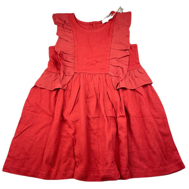 Girls Cotton On, cotton ruffle dress, NEW, size 3, L: 53cm