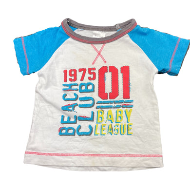 Boys Tiny Little Wonders, cotton t-shirt / top, FUC, size 000,  