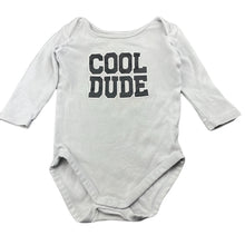 Load image into Gallery viewer, Boys Baby Berry, grey cotton bodysuit / romper, FUC, size 1,  