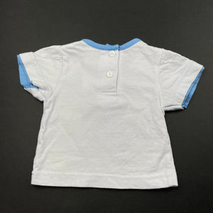Boys Blue Sky, cotton t-shirt / top, FUC, size 000,  