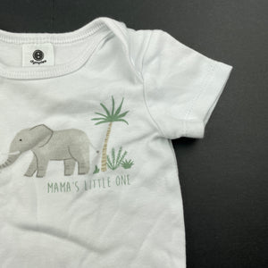 unisex Dymples, soft cotton bodysuit / romper, GUC, size 000,  