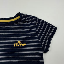 Load image into Gallery viewer, Girls Target, navy cotton t-shirt / top, GUC, size 7,  