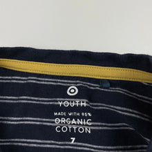 Load image into Gallery viewer, Girls Target, navy cotton t-shirt / top, GUC, size 7,  