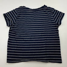 Load image into Gallery viewer, Girls Target, navy cotton t-shirt / top, GUC, size 7,  