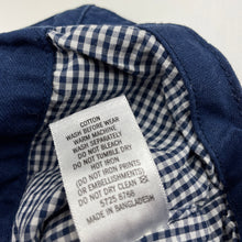 Load image into Gallery viewer, Boys Target, navy cotton waistcoat / vest, GUC, size 1,  