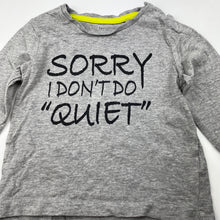Load image into Gallery viewer, Boys Favourites, grey marle long sleeve t-shirt / top, FUC, size 2,  