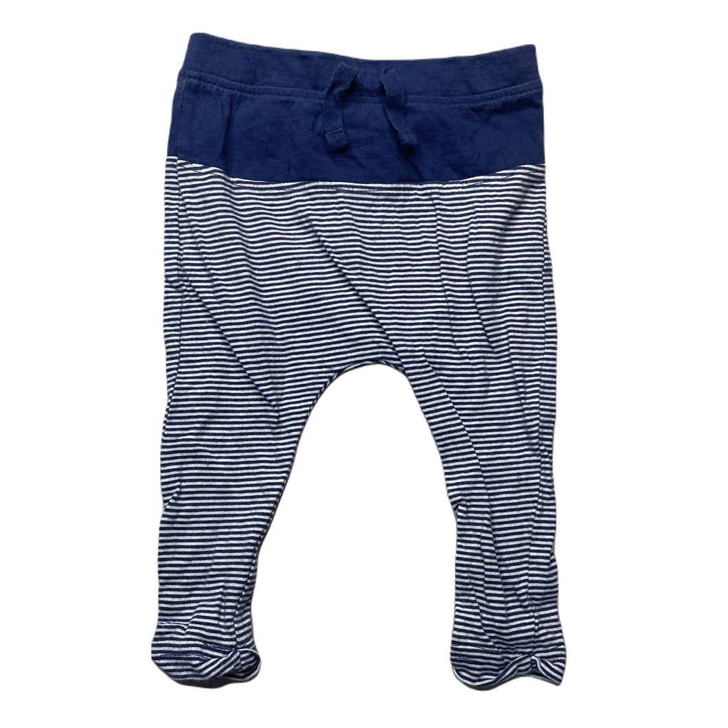 Boys Sprout, blue stripe cotton pants / bottoms, GUC, size 00,  