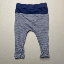 Load image into Gallery viewer, Boys Sprout, blue stripe cotton pants / bottoms, GUC, size 00,  