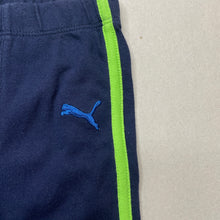 Load image into Gallery viewer, Boys PUMA, navy pants / bottoms, elasticated, FUC, size 000,  