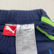 Load image into Gallery viewer, Boys PUMA, navy pants / bottoms, elasticated, FUC, size 000,  