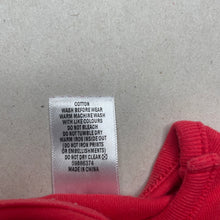 Load image into Gallery viewer, unisex Target, red cotton coverall / romper, FUC, size 000,  