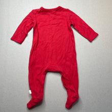 Load image into Gallery viewer, unisex Target, red cotton coverall / romper, FUC, size 000,  