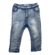 Load image into Gallery viewer, Girls Cotton On, stretchy denim leggings / jeggings, adjustable, GUC, size 0,  