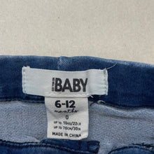 Load image into Gallery viewer, Girls Cotton On, stretchy denim leggings / jeggings, adjustable, GUC, size 0,  