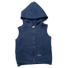 Load image into Gallery viewer, Boys Ollies Place, quilted cotton hooded vest, GUC, size 0,  