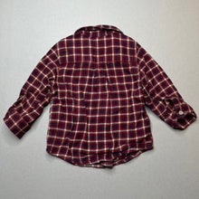Load image into Gallery viewer, Boys Osh Kosh, brushed cotton long sleeve shirt, EUC, size 1-2,  