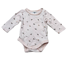 Load image into Gallery viewer, Girls Target, floral organic cotton blend bodysuit / romper, EUC, size 0000,  
