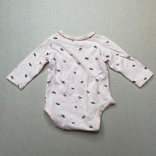 Load image into Gallery viewer, Girls Target, floral organic cotton blend bodysuit / romper, EUC, size 0000,  