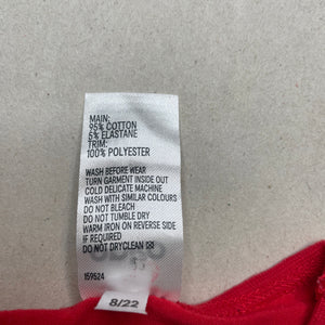 Girls Anko, red Christmas tutu romper, EUC, size 00,  