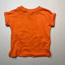 Load image into Gallery viewer, unisex Baby Berry, orange cotton t-shirt / top, EUC, size 000,  