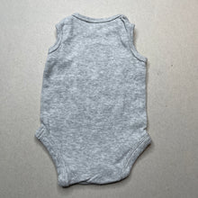 Load image into Gallery viewer, unisex Target, grey cotton bodysuit / romper, GUC, size 0000,  