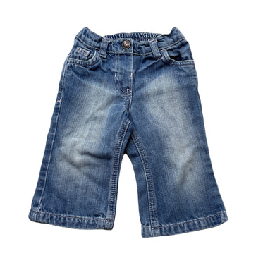Girls Next, blue denim jeans, elasticated, GUC, size 0,  