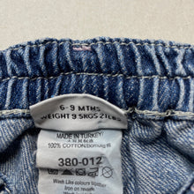 Load image into Gallery viewer, Girls Next, blue denim jeans, elasticated, GUC, size 0,  